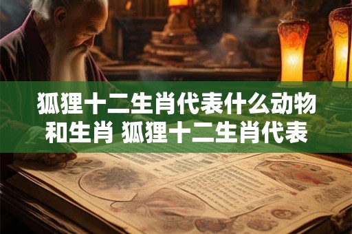 狐狸十二生肖代表什么动物和生肖 狐狸十二生肖代表什么动物和生肖动物