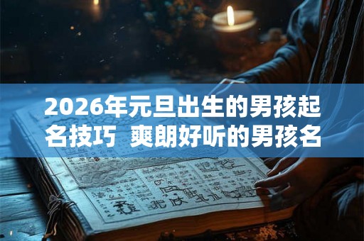 2026年元旦出生的男孩起名技巧  爽朗好听的男孩名字