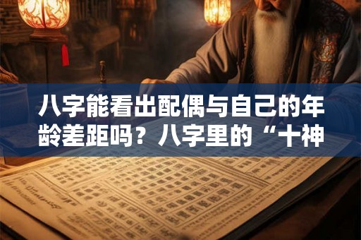 八字能看出配偶与自己的年龄差距吗?八字里的“十神”是什么? 八字能看出配偶与自己的年龄差距吗?八字里的“十神”是什么?
