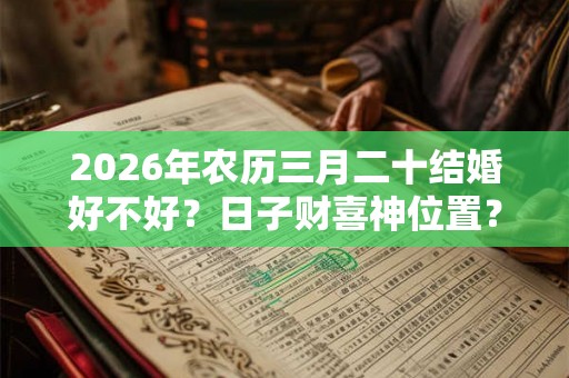 2026年农历三月二十结婚好不好？日子财喜神位置？
