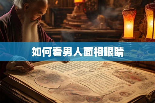 如何看男人面相眼睛