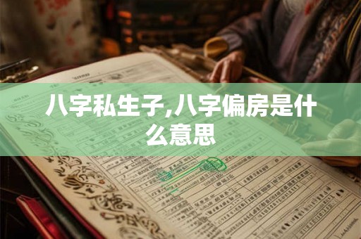 八字私生子,八字偏房是什么意思