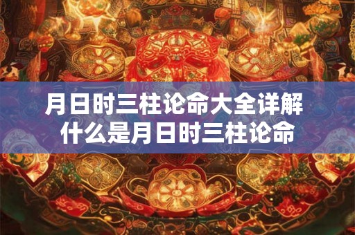 月日时三柱论命大全详解 什么是月日时三柱论命
