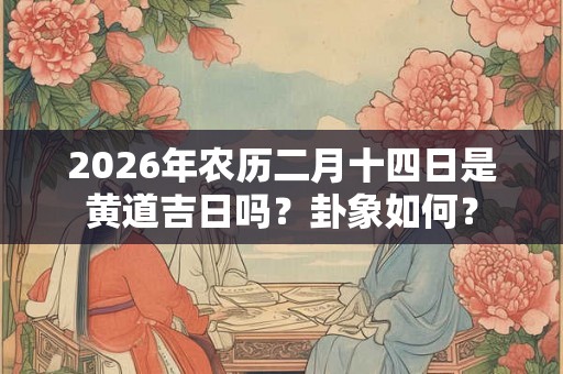 2026年农历二月十四日是黄道吉日吗？卦象如何？