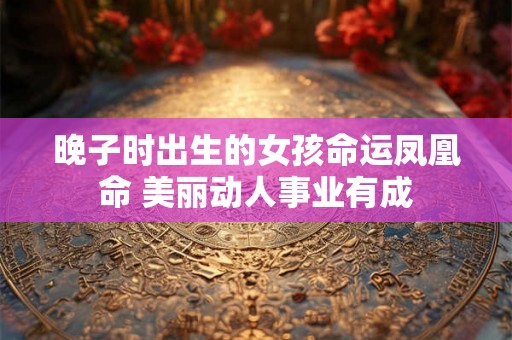 晚子时出生的女孩命运凤凰命 美丽动人事业有成