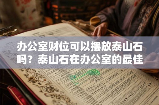 办公室财位可以摆放泰山石吗？泰山石在办公室的最佳位置是什么？