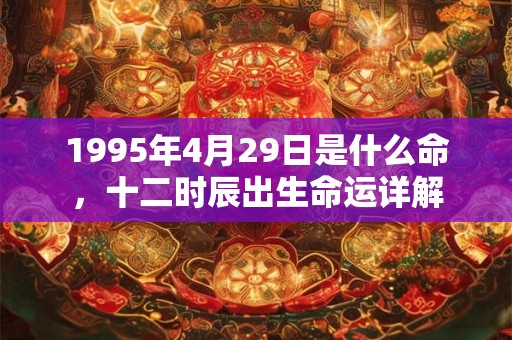 1995年4月29日是什么命,十二时辰出生命运详解 1995年4月29日是什么命,十二时辰出生命运详解