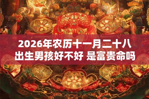 2026年农历十一月二十八出生男孩好不好 是富贵命吗