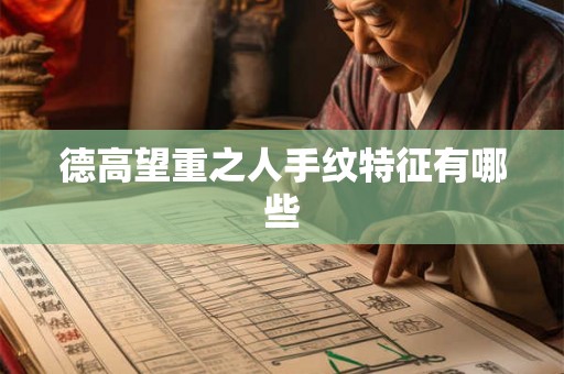 德高望重之人手纹特征有哪些 德高望重之人手纹特征有哪些