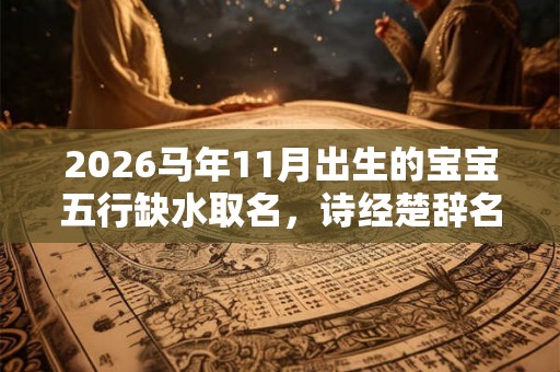 2026马年11月出生的宝宝五行缺水取名，诗经楚辞名字大全