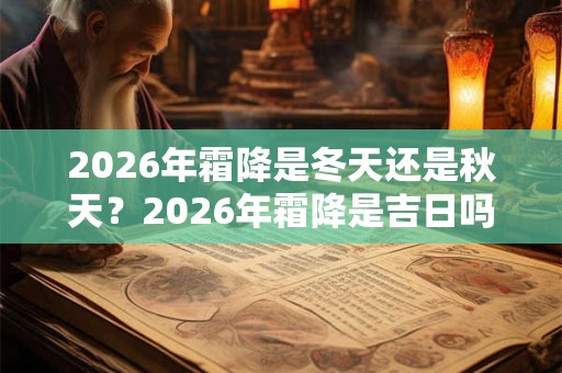 2026年霜降是冬天还是秋天？2026年霜降是吉日吗？