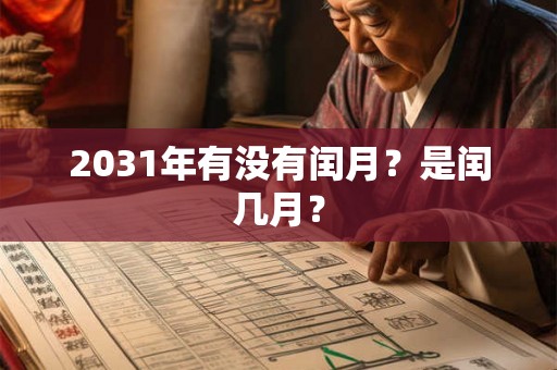 2031年有没有闰月？是闰几月？