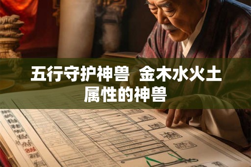 五行守护神兽 金木水火土属性的神兽 五行守护神兽 金木水火土属性的神兽