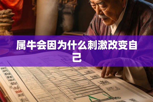 属牛会因为什么刺激改变自己