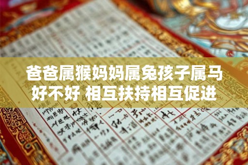 爸爸属猴妈妈属兔孩子属马好不好 相互扶持相互促进