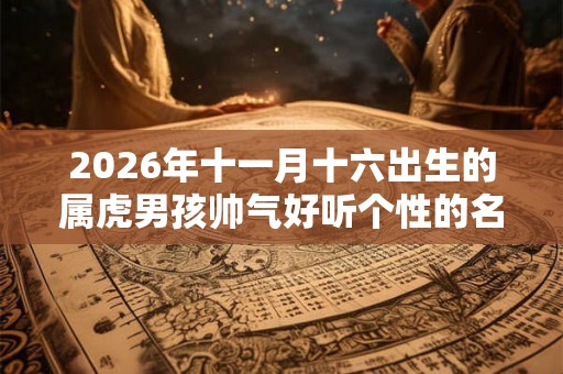2026年十一月十六出生的属虎男孩帅气好听个性的名字精选