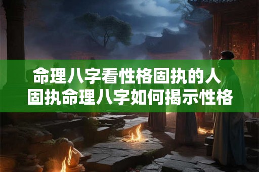 命理八字看性格固执的人 固执命理八字如何揭示性格