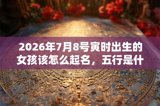 2026年7月8号寅时出生的女孩该怎么起名,五行是什么? 2026年7月8号寅时出生的女孩该怎么起名,五行是什么?