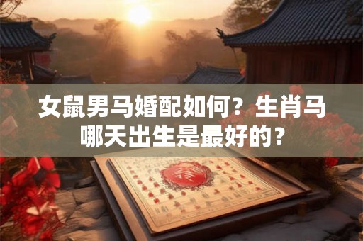 女鼠男马婚配如何?生肖马哪天出生是最好的? 女鼠男马婚配如何?生肖马哪天出生是最好的?