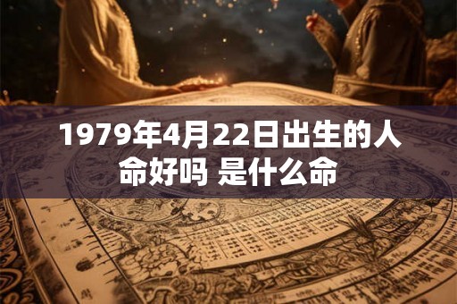 1979年4月22日出生的人命好吗 是什么命