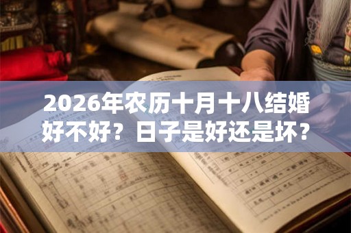 2026年农历十月十八结婚好不好？日子是好还是坏？