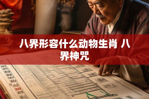 八界形容什么动物生肖 八界神咒