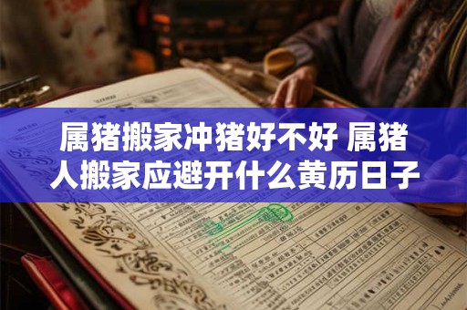 属猪搬家冲猪好不好 属猪人搬家应避开什么黄历日子