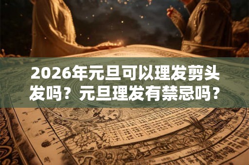 2026年元旦可以理发剪头发吗？元旦理发有禁忌吗？