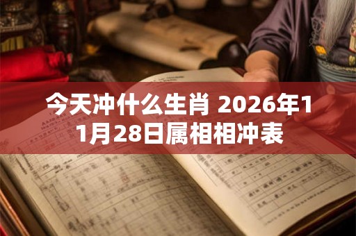 今天冲什么生肖 2026年11月28日属相相冲表