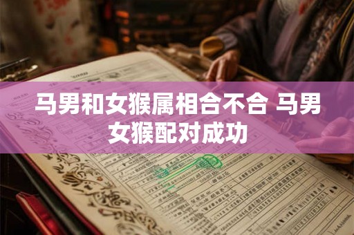 马男和女猴属相合不合 马男女猴配对成功