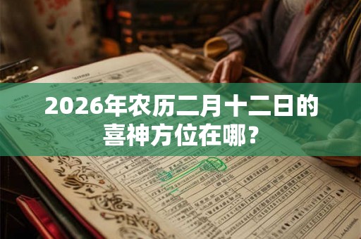 2026年农历二月十二日的喜神方位在哪? 2026年农历二月十二日的喜神方位在哪?