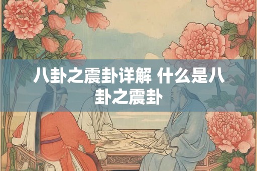 八卦之震卦详解 什么是八卦之震卦
