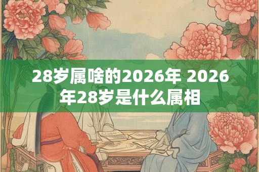 28岁属啥的2026年 2026年28岁是什么属相 28岁属啥的2026年 2026年28岁是什么属相