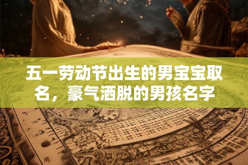 五一劳动节出生的男宝宝取名，豪气洒脱的男孩名字