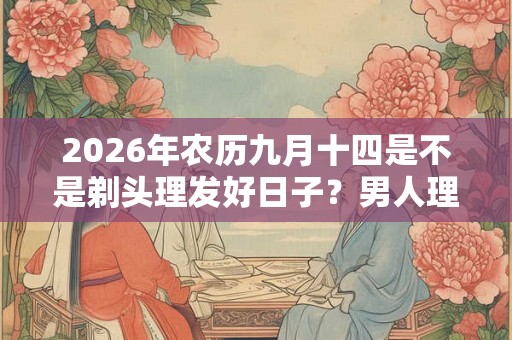 2026年农历九月十四是不是剃头理发好日子？男人理发的讲究