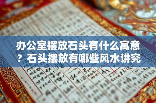 办公室摆放石头有什么寓意？石头摆放有哪些风水讲究？