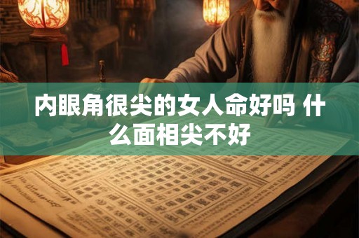 内眼角很尖的女人命好吗 什么面相尖不好