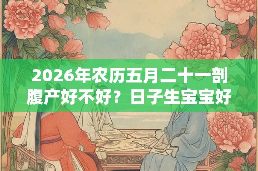 2026年农历五月二十一剖腹产好不好？日子生宝宝好吗？