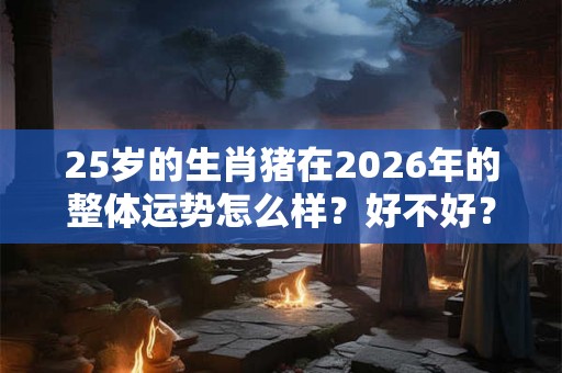 25岁的生肖猪在2026年的整体运势怎么样？好不好？