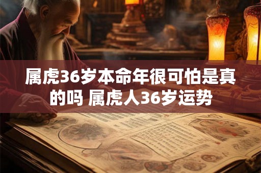 属虎36岁本命年很可怕是真的吗 属虎人36岁运势