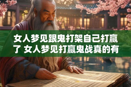 女人梦见跟鬼打架自己打赢了 女人梦见打赢鬼战真的有含义吗