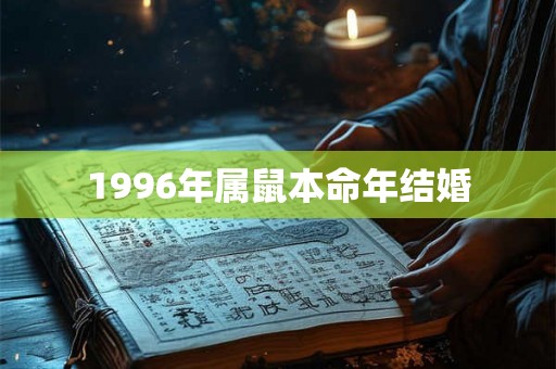 1996年属鼠本命年结婚