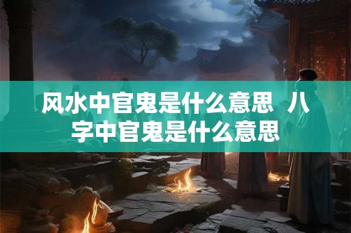 风水中官鬼是什么意思  八字中官鬼是什么意思