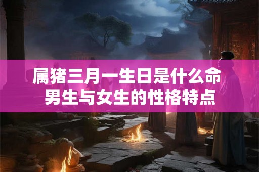 属猪三月一生日是什么命 男生与女生的性格特点