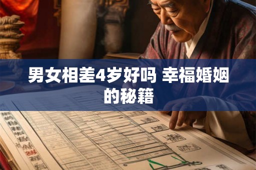 男女相差4岁好吗 幸福婚姻的秘籍