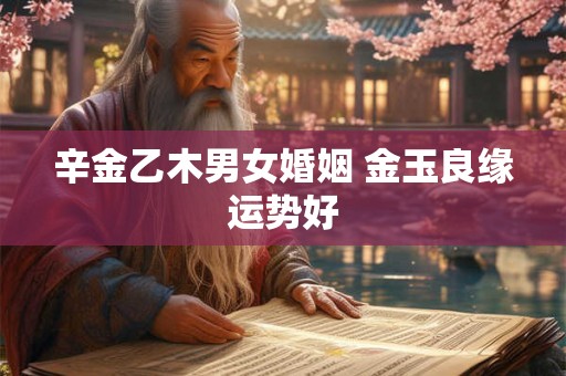 辛金乙木男女婚姻 金玉良缘运势好