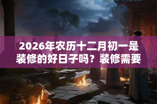 2026年农历十二月初一是装修的好日子吗?装修需要注意什么? 2026年农历十二月初一是装修的好日子吗?装修需要注意什么?