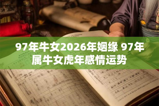 97年牛女2026年姻缘 97年属牛女虎年感情运势
