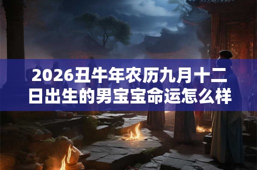 2026丑牛年农历九月十二日出生的男宝宝命运怎么样？