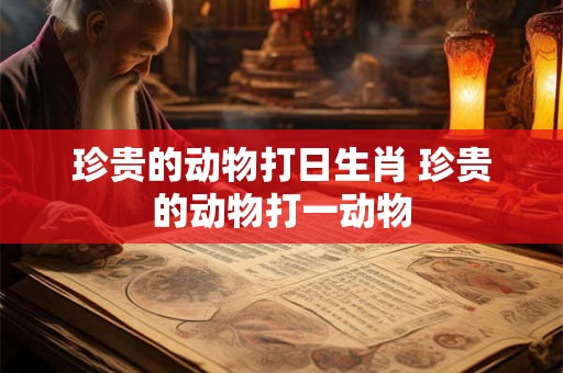 珍贵的动物打日生肖 珍贵的动物打一动物 珍贵的动物打日生肖 珍贵的动物打一动物